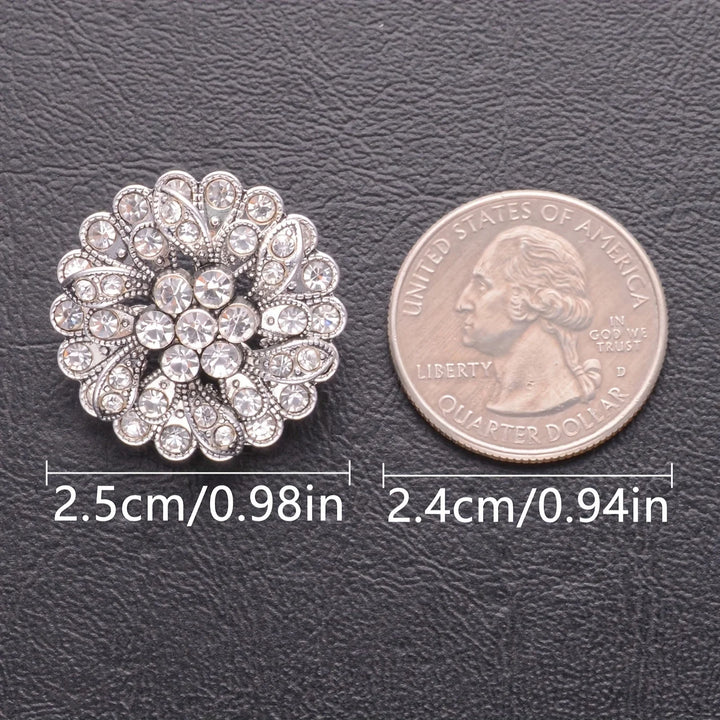 3 PC / Shaio Rhinestone Buttons
