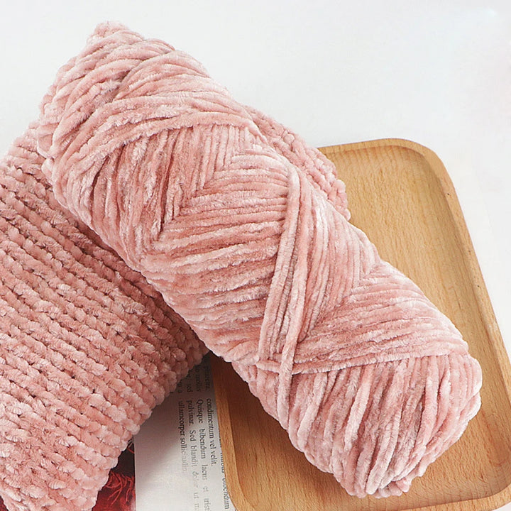 5PC/ Chenille Crochet Yarn