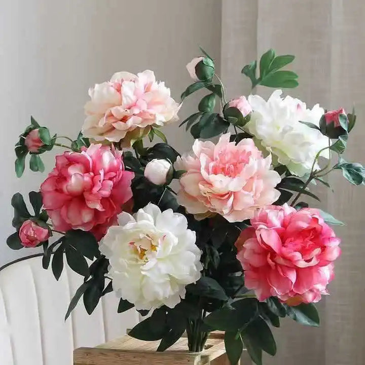 Tessa 27 Inch Luxury Peony Artificial Flower