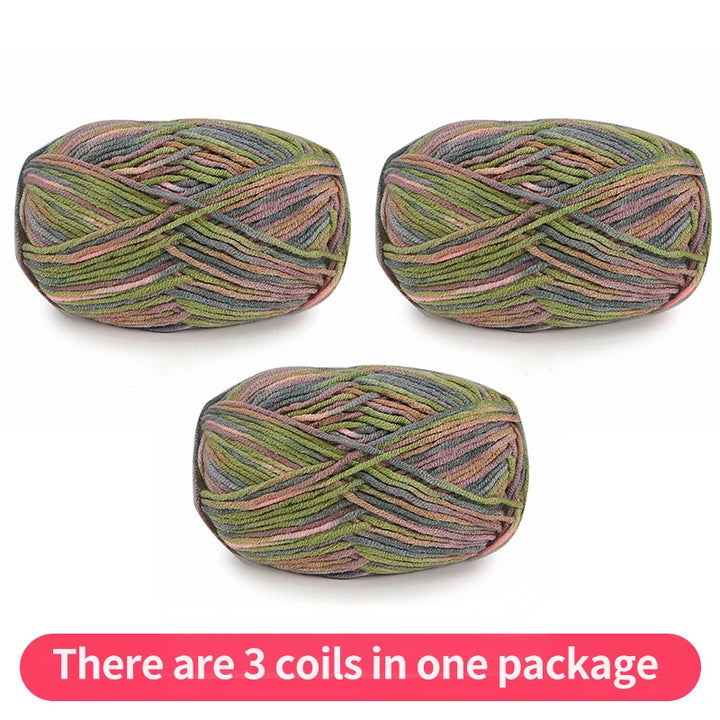 150g Segmented Dyed Gradient Colorful Yarn