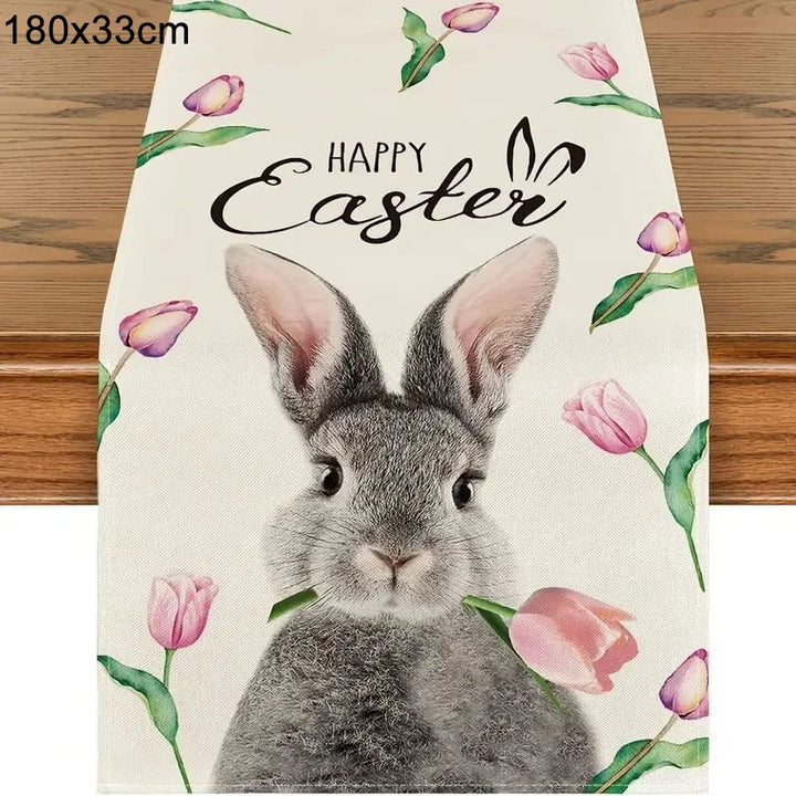 Easter Large Rabbit Table Runner