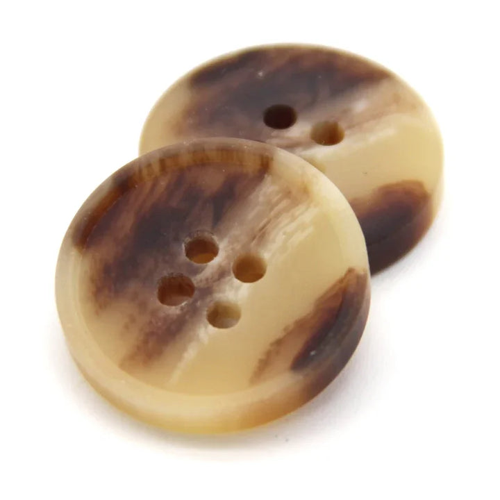Franks 25mm 30mm Resin Horn Button - 10 PC