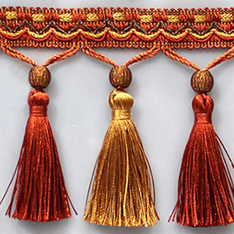 3 YARDS / Junsone Beaded Tassel Fringe Trim