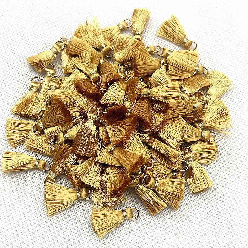 50 PC Mireau 20mm Mini Metal Hanging Ring Tassel