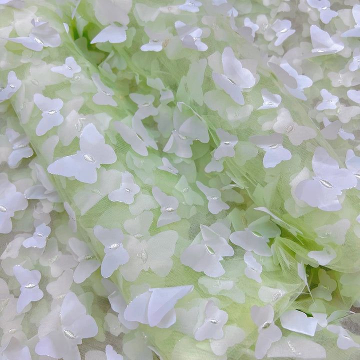 Eris Embroidered Tulle Lace Fabric