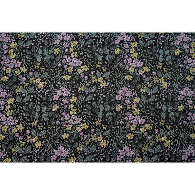 Relay Contrasting Floral Yarn Dyed Jacquard Fabric