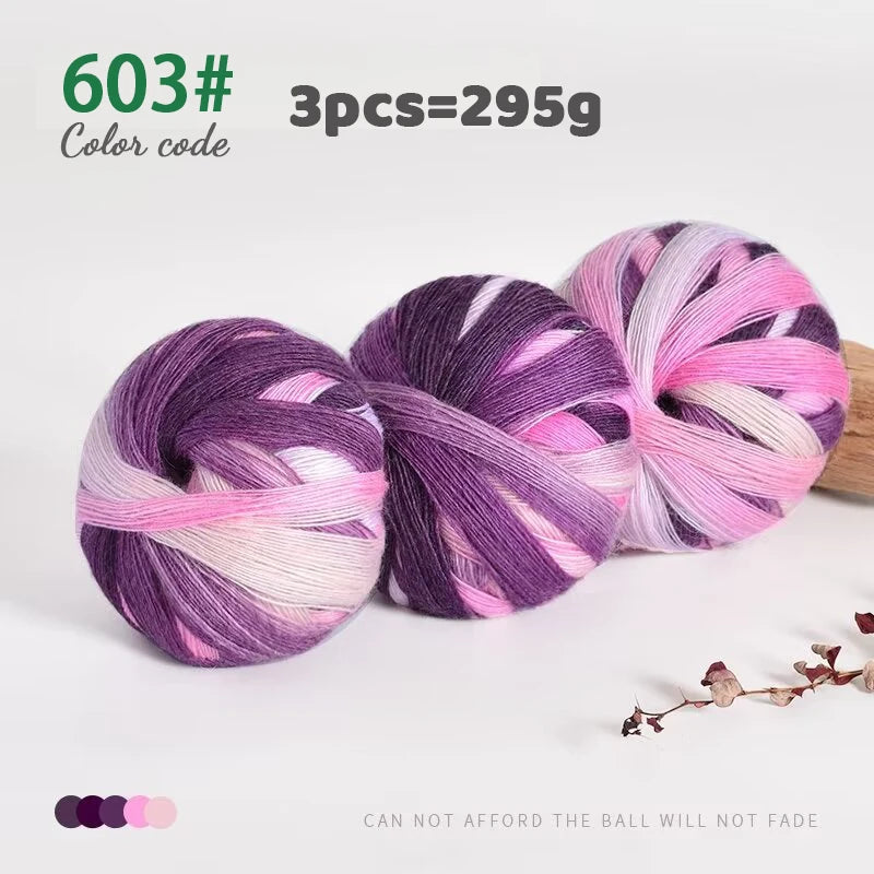 295g Colorful Wool Yarn
