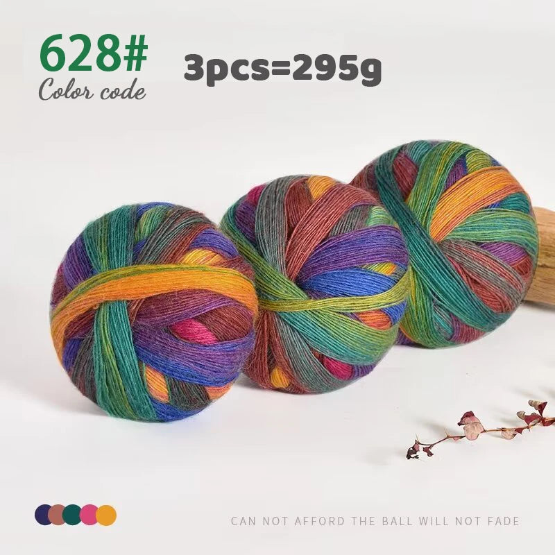 295g Colorful Wool Yarn
