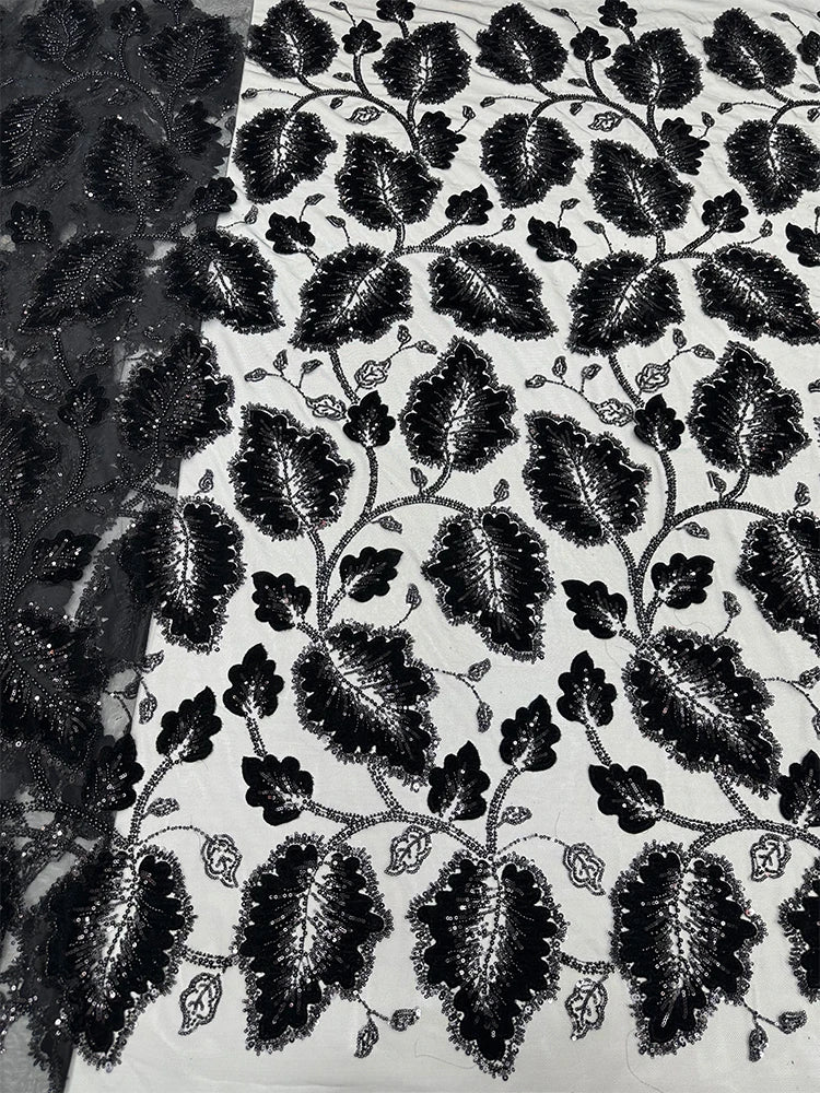 5 YARDS / 7 COLLORS / Isadora Beaded Embroidery Bridal Mesh Lace Fabric