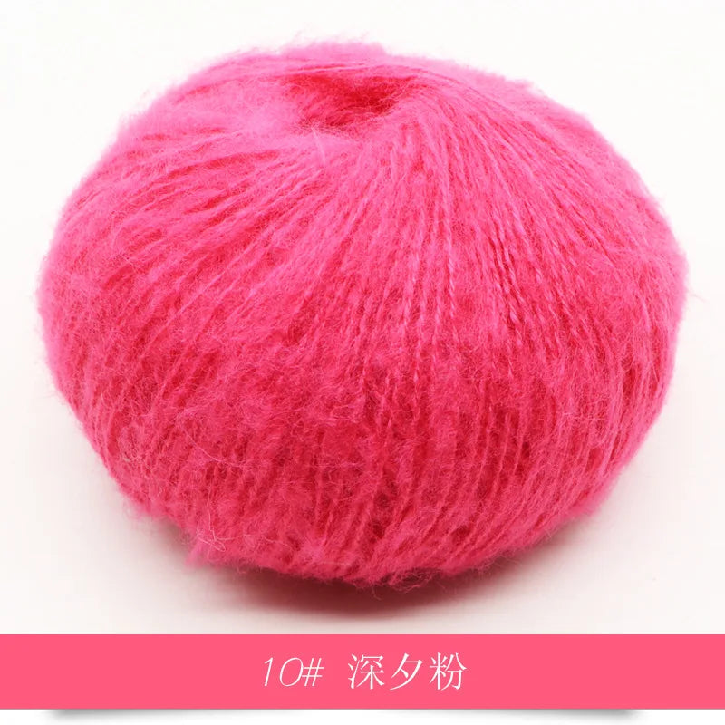 25g 1Pc Mohair Yarn for Hand Knitting