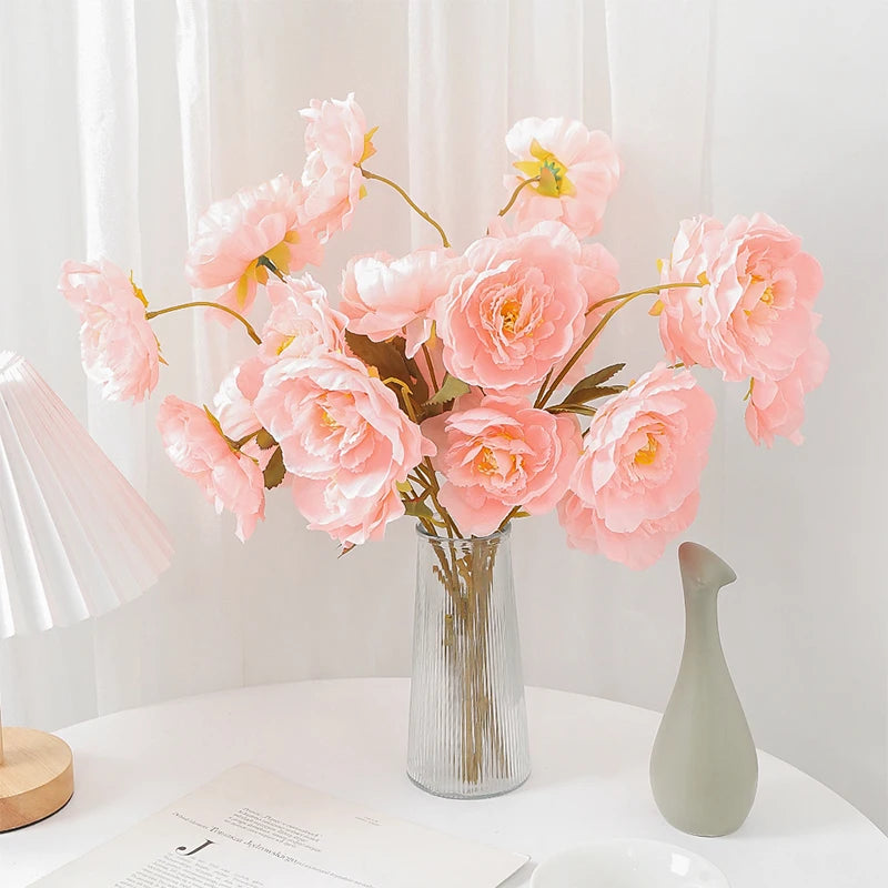 21" Artificial Peony Bouquet Bundle