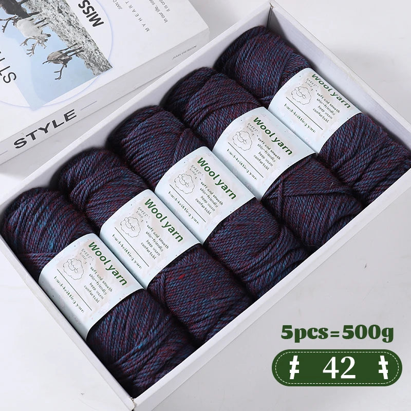 500g Gradient Color Rainbow Yarn