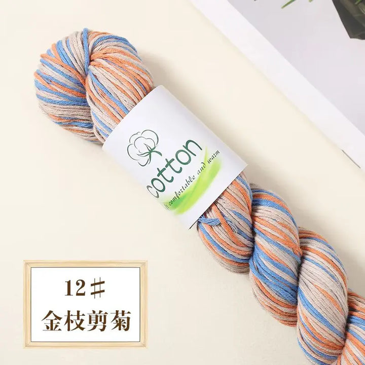 50g 100% Cotton Dyed Yarn