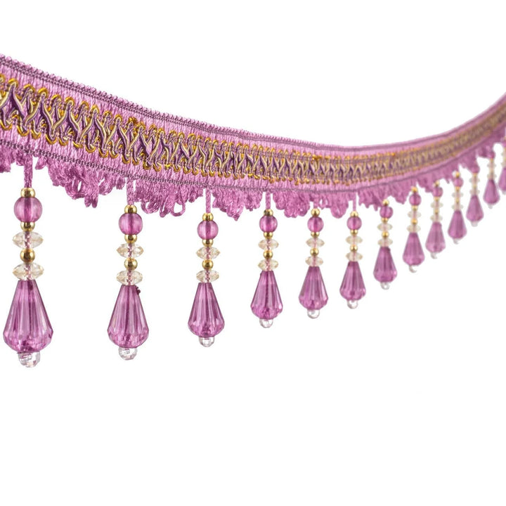 4 Colors / ROGER Beaded Ball Tassel Fringe Trim