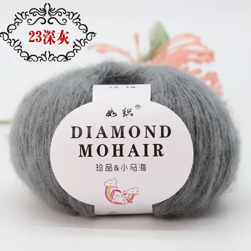 25g Mohair Wool Blended Yarn