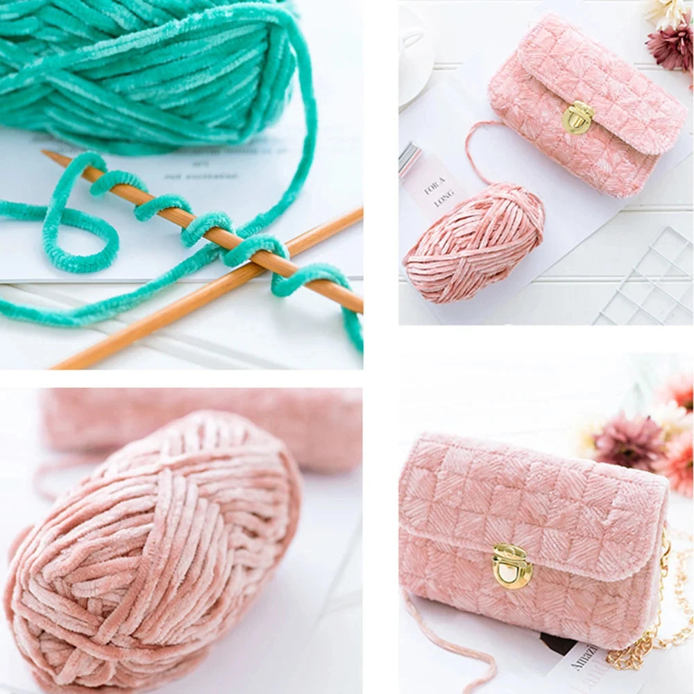 100g Chenille Plush Yarn