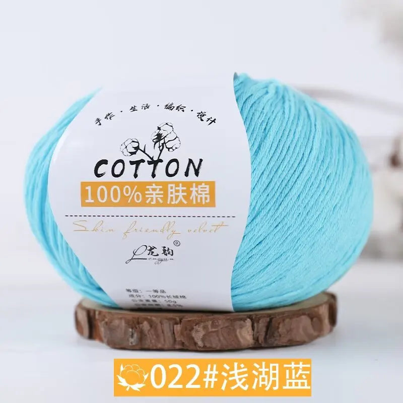 50g 100% Cotton Soft Colors Yarn Cotton