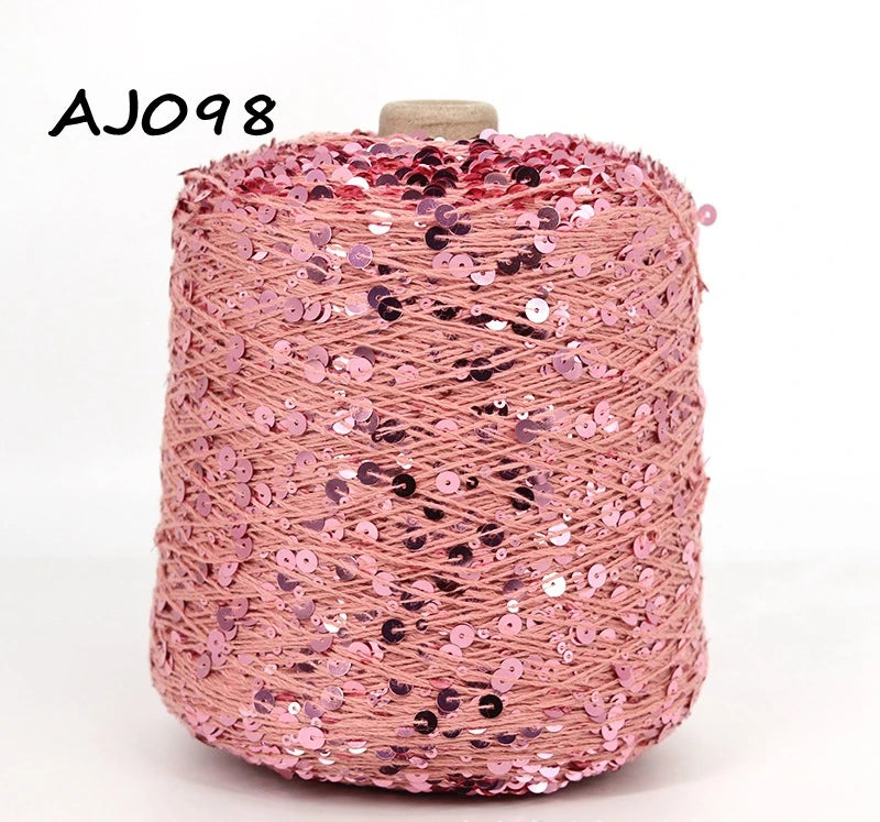 50g Metallic Sequin Yarn Sparkle Glitter