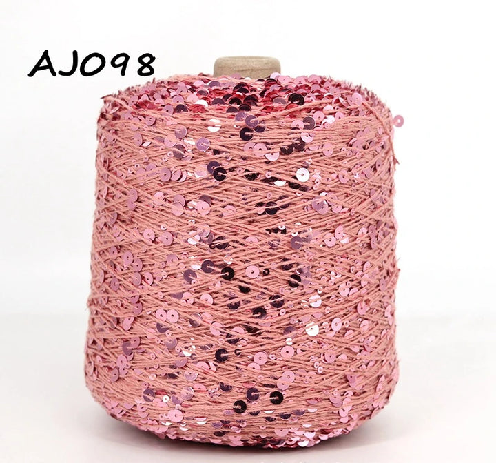 50g Metallic Sequin Yarn Sparkle Glitter