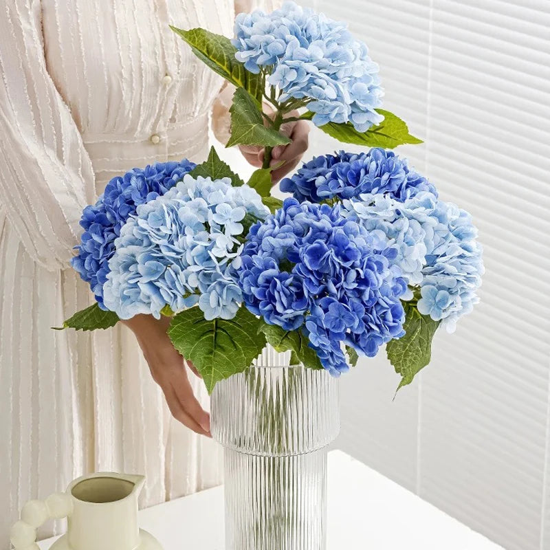 Blue Artificial Hydrangea
