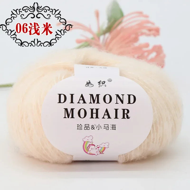 25g Mohair Wool Blended Yarn