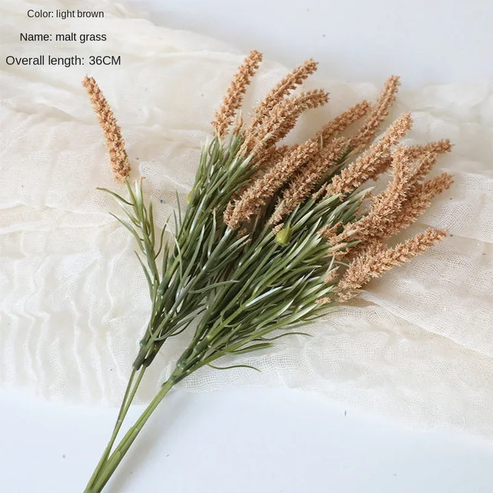 Rêve 13 inch Artificial Flower Malt Grass Plant