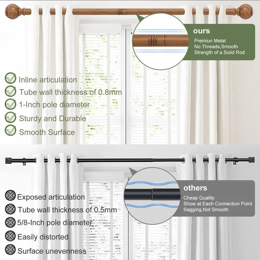 Axon Heavy Duty Curtain Rod