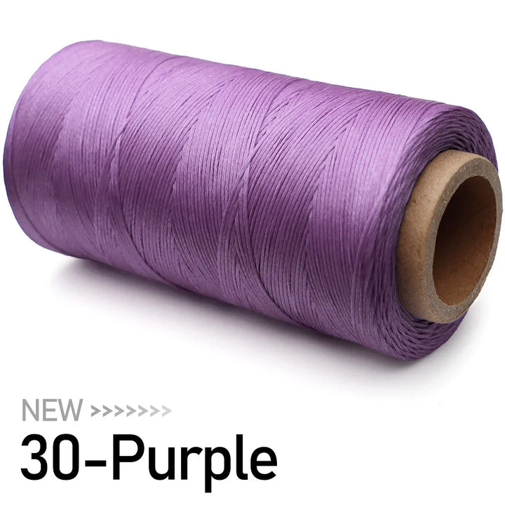 22 Colors / Flat Polyester Waxed Thread for Leather