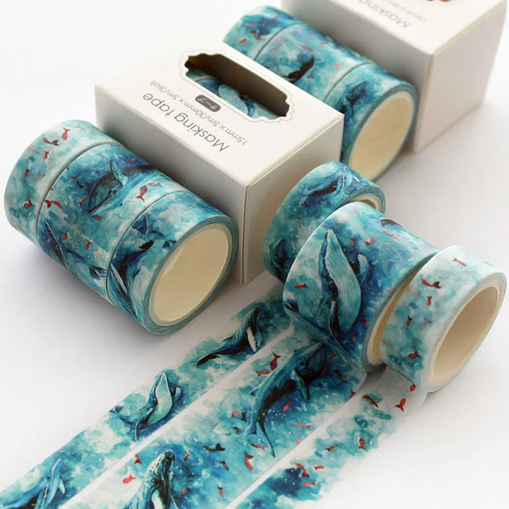 3 Meter / Blue Ocean Decorative Washi Tape