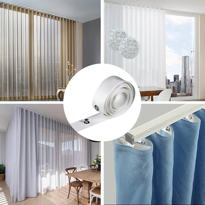 S Fold Wave Curtain Heading Tape