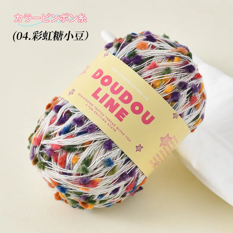 50g Handmade Woven Mixed Knitting Yarn