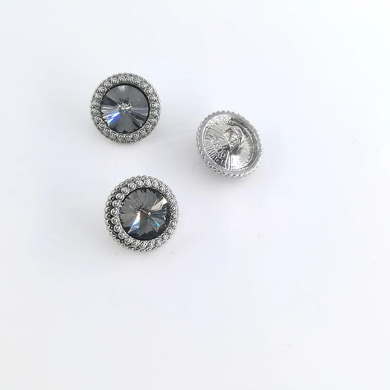 Animation Rhinestone Buttons Ashton Rhinestone Buttons 6 PC | 36 Styles | 12.5–21mm | Crystal Sewing ...