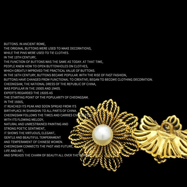 6 PC / Xialo Metal Buttons