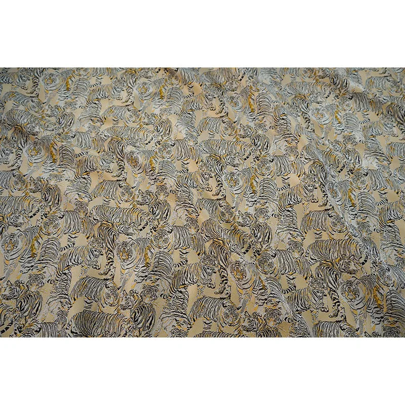 Sofiao Tiger Pattern Yarn Dyed Jacquard Fabric