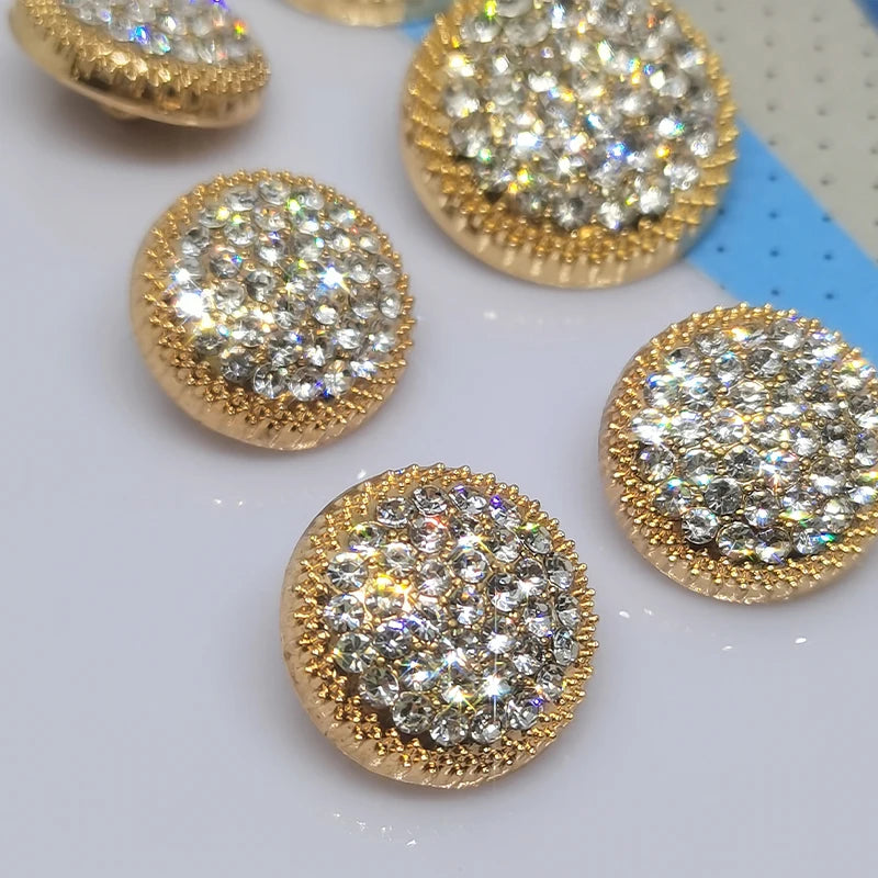 6 PC / Skyler Rhinestone Buttons