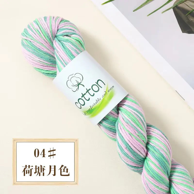 50g 100% Cotton Dyed Yarn