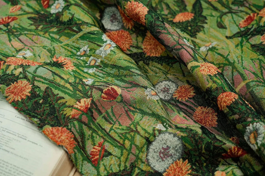 Iona Floral Woven Chenille Chenille Fabric