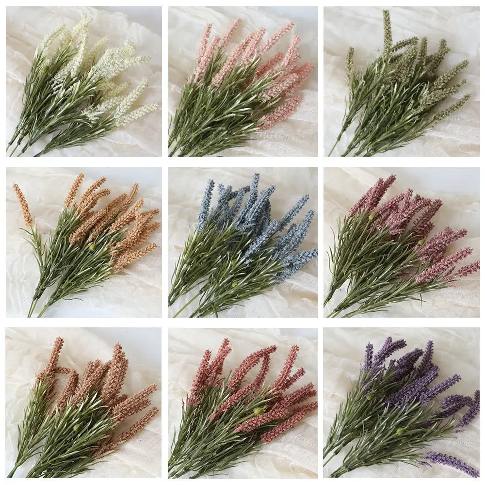 Rêve 13 inch Artificial Flower Malt Grass Plant