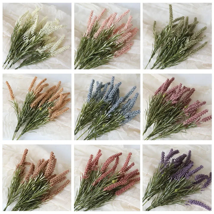 Rêve 13 inch Artificial Flower Malt Grass Plant