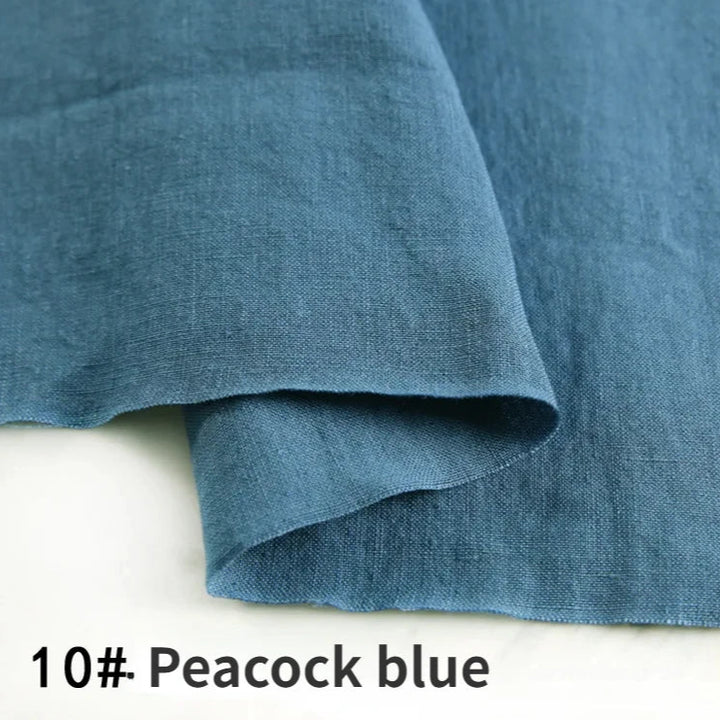 22 Colors / Alim Solid 100% Linen Fabric