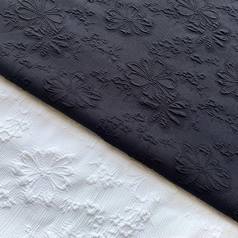 Josy Elastic 3D Flower Jacquard Fabric