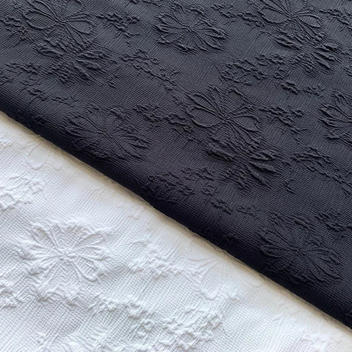 Josy Elastic 3D Flower Jacquard Fabric