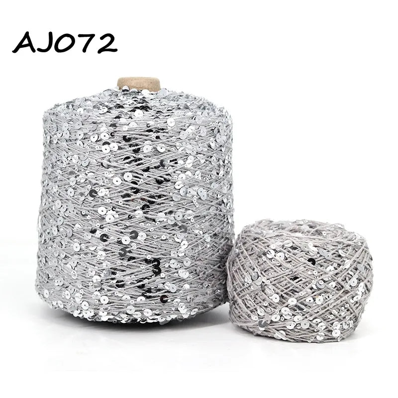 50g Metallic Sequin Yarn Sparkle Glitter