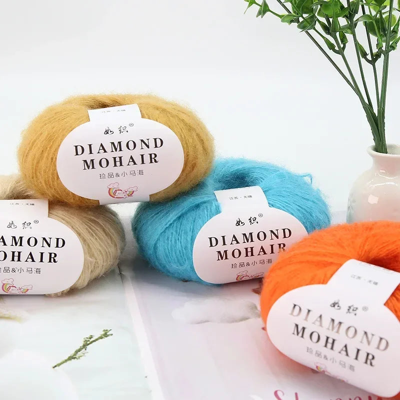 25g Mohair Wool Blended Yarn