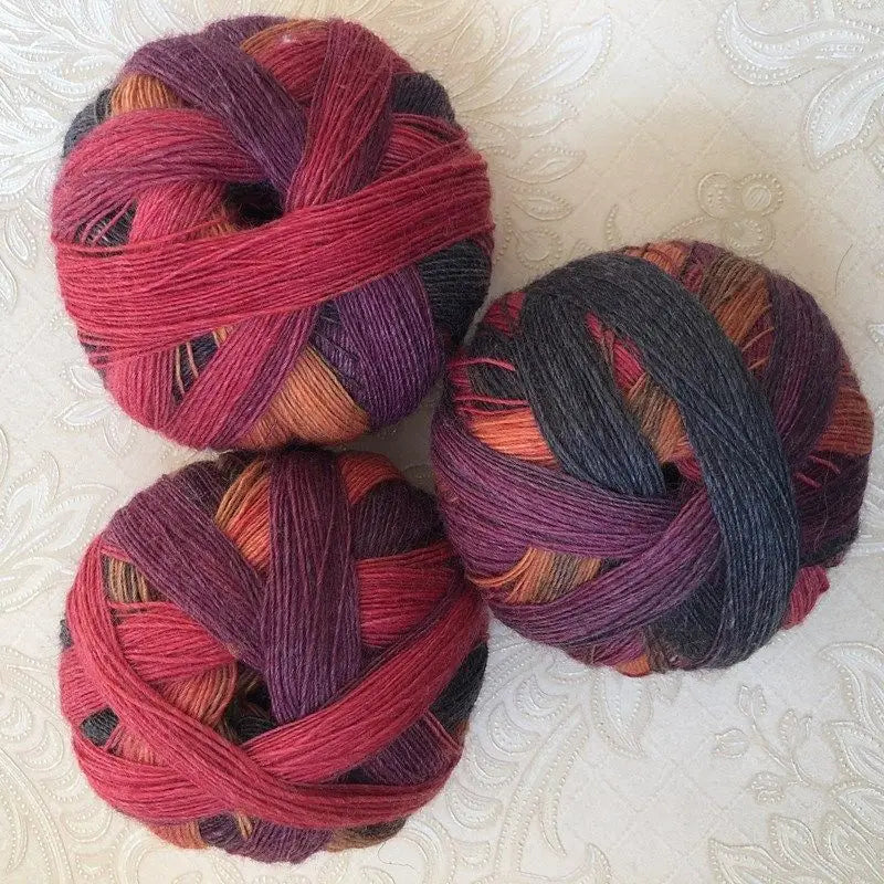 100g 600 Meter Long Dyed Gradient Magic Ball