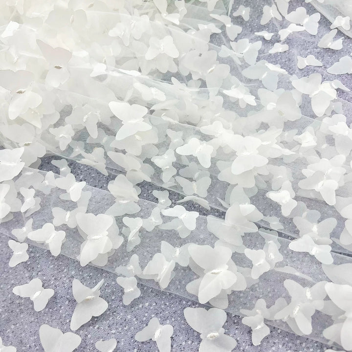 Eris Embroidered Tulle Lace Fabric