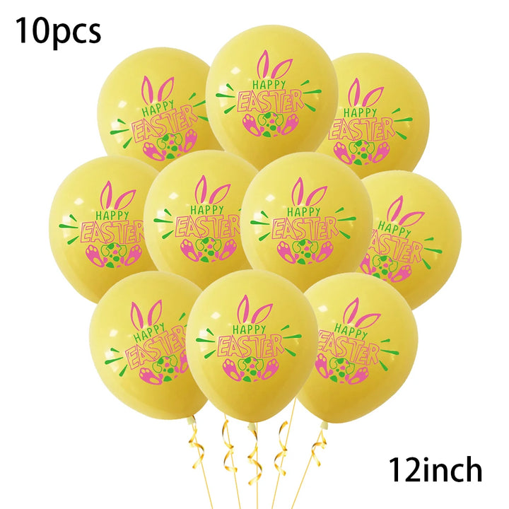 Inflatable Easter Rabbit Balloon Party Decor Supplies