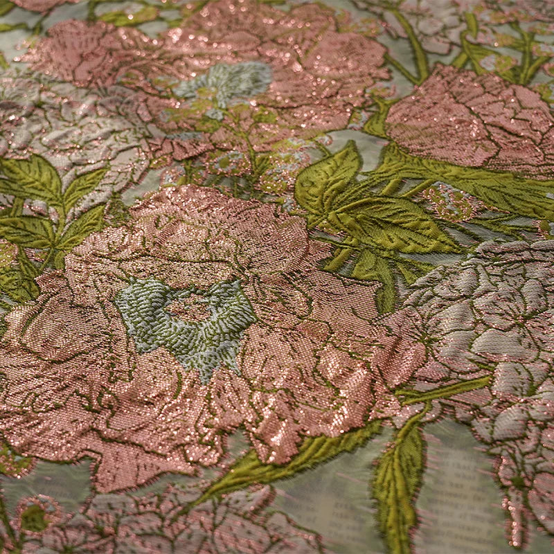 Sunori Classic Flower Yarn Dyed Jacquard Fabric