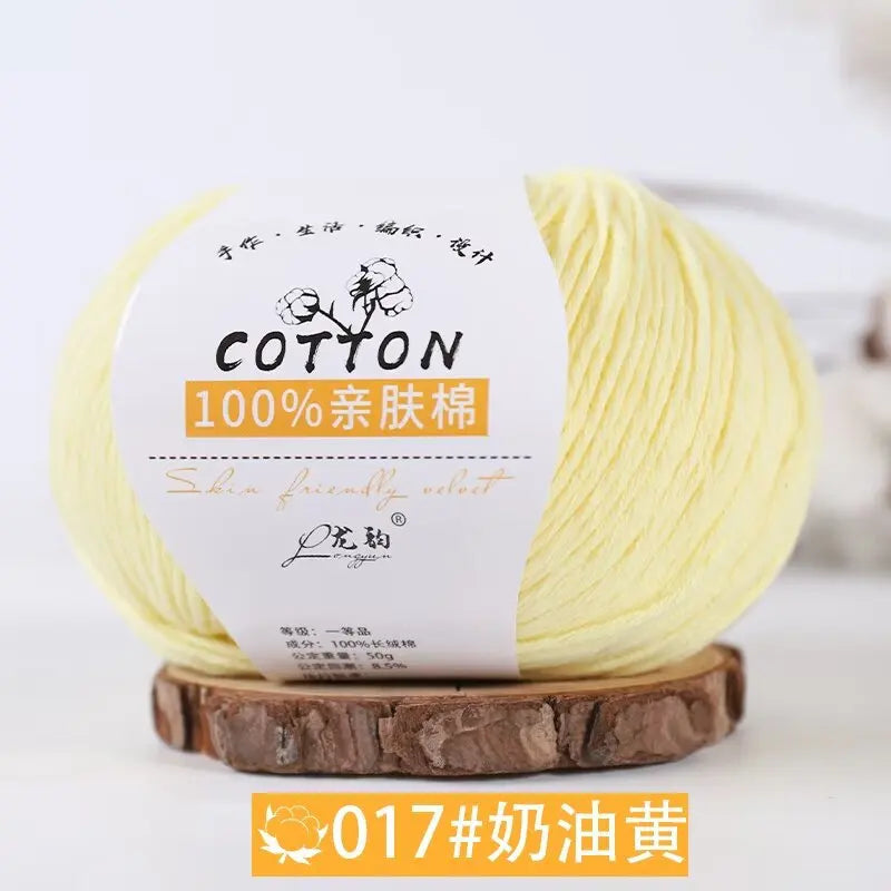 50g 100% Cotton Soft Colors Yarn Cotton