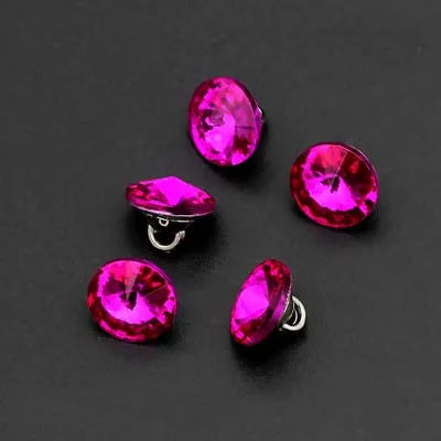 Vainoe 10mm Small Rhinestone Button - 10 PC